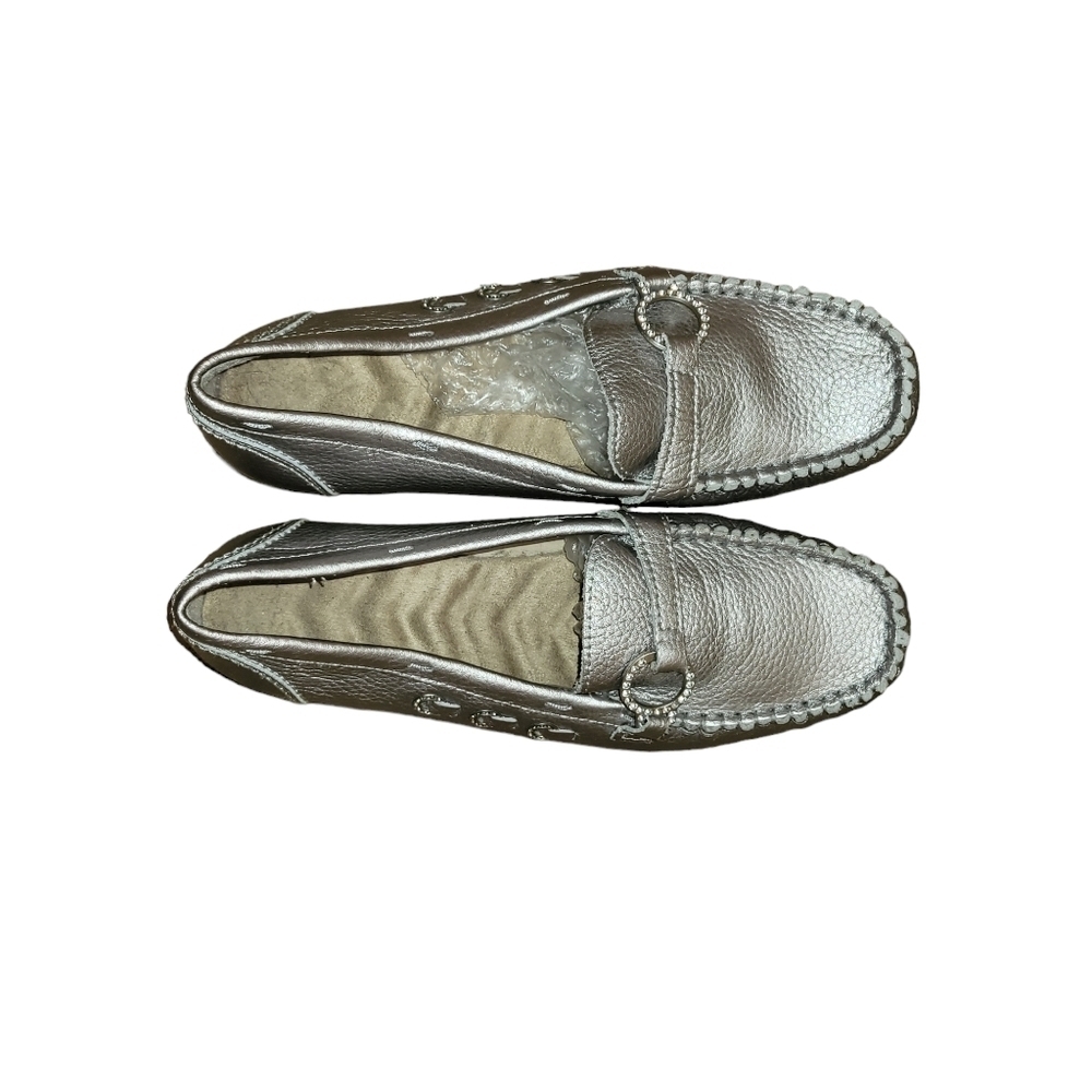 Unknown Designer Silver Flats 8 - image 1